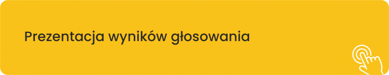 Baner z napisem „Prezentacja wyników głosowania” i ikoną kliknięcia.